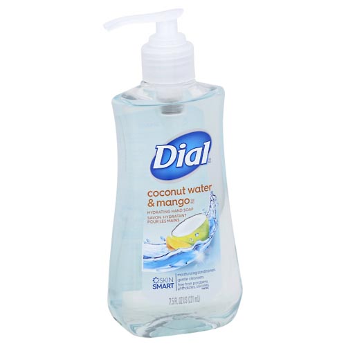 Image for Dial Hand Soap, Hydrating, Coconut Water & Mango,7.5oz from THE PRESCRIPTION PLACE