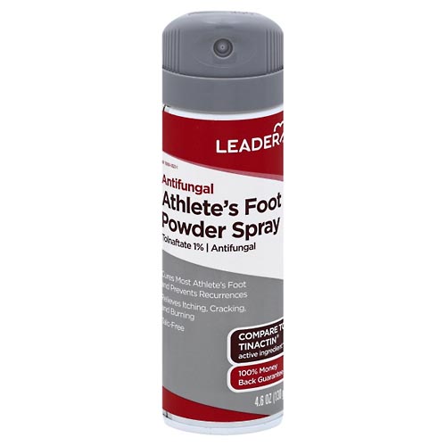 Image for Leader Powder Spray, Athlete's Foot, Antifungal,4.6oz from THE PRESCRIPTION PLACE