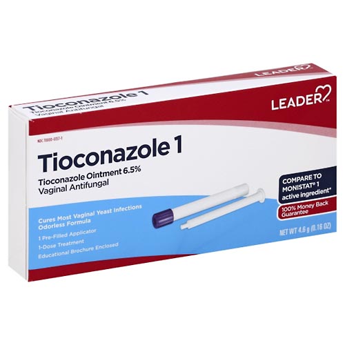Image for Leader Tioconazole 1, Vaginal Antifungal,4.6g from THE PRESCRIPTION PLACE