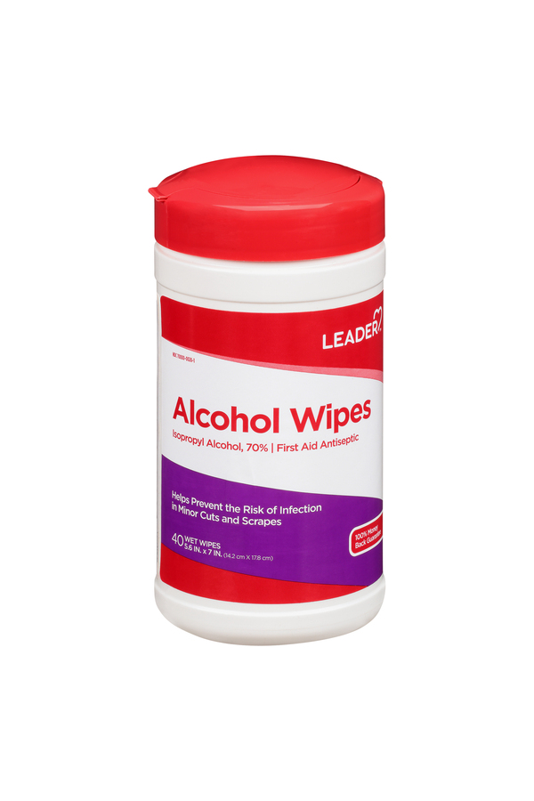 Image for Leader Alcohol Wipes,40ea from THE PRESCRIPTION PLACE