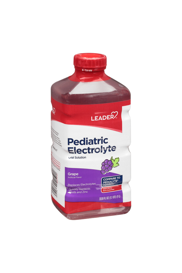 Image for Leader Pediatric Electrolyte, Grape,33.8oz from THE PRESCRIPTION PLACE